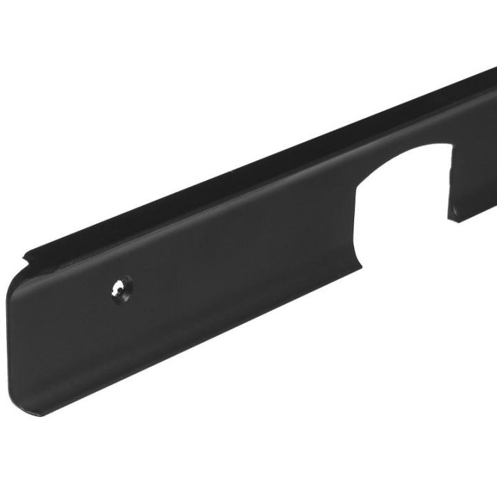 Планка для столешницы щелевая 38 мм черная